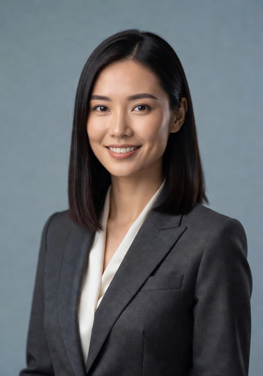 AI LinkedIn headshot example — Modern Executive style by SelfAI