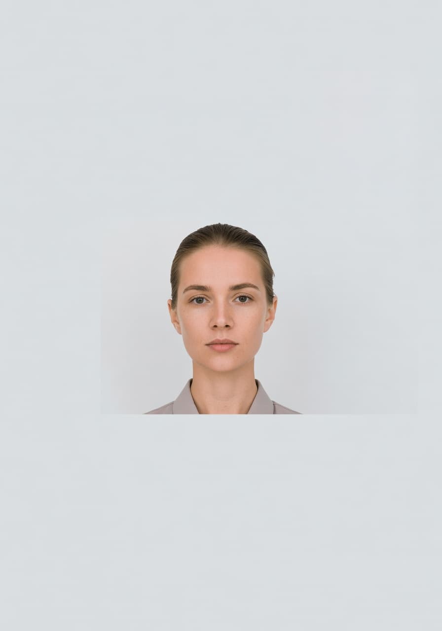 AI Passport Photos example generated by SelfAI — ID & Passport style